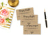 All Ewired Up 50 Gender Neutral Kraft Baby Shower Diaper Raffle Tickets, Lottery Insert Cards for Baby Shower