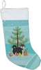 Caroline's Treasures CK3861CS Pomsky Christmas Tree Stocking, Fireplace Hanging Stockings for Holiday Decor