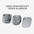 PAX Spice & Herb Mill Ergonomic Spice & Herb Mill Made from Aluminum for an Even, Medium Shred Square Shape for Better