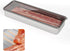 Freshmage Bacon Container for Refrigerator, 304 Stainless Steel Airtight Deli Meat Storage, Dishwasher Safe