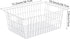 Redrubbit Large Wire Storage Baskets, Set of 6 Farmhouse Metal Freezer Basket Organizers with Handles for Kitchen,