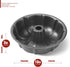 KITESSENSU 9 inch Non-Stick Cake Pans, 12 Cups Premium Fluted Heavy Duty Carbon Steel Tube Baking Mold