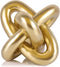 XMGZQ Gold Knot Decor for Coffee Table Book,Chain Link Living Room Decor
