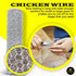 24 150 2 20GA PM24x150x2 Chicken Wire in x FT x Mesh x | Poultry Wire Netting | Hot Dipped Galvanised | Hexagonal