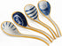 Ceramic Soup Spoons Set of 4, Long Handle Porcelain Japanese Soup Spoons for Pho Ramen Noodles