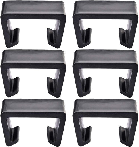 Wicker Patio Furniture Clips, Chair Couch Clip Sectional Connector for Outdoor Garden Rattan Furniture, 6 Pieces