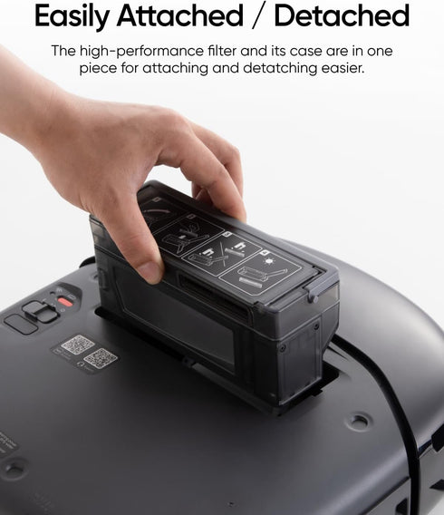 eufy High-Performance Filter for Robot Vacuum Omni S1 Pro, 2 Packs Included