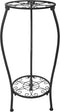 NOAMOO Metal Plant Stand 2 Tier Indoor Outdoor, Tall Flower Pot Shelf Rustproof