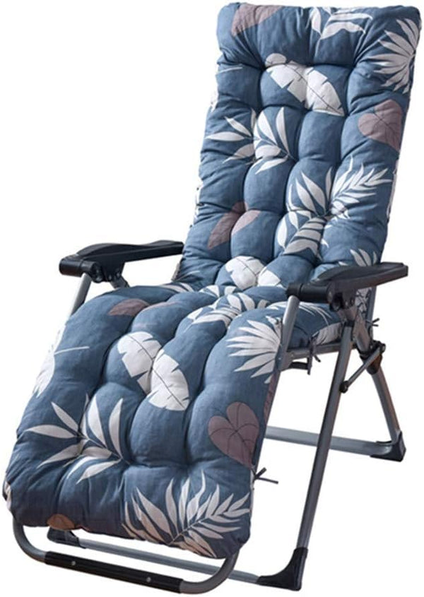 Moonase 67 Inch Patio Lounge Chair Cushion, Indoor/Outdoor Floral Printed Lounger Cushions with