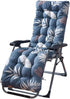 Moonase 67 Inch Patio Lounge Chair Cushion, Indoor/Outdoor Floral Printed Lounger Cushions with