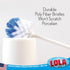 2 Pack, LOLA Classic Toilet Brush, Durable Fiber Stiff Bristles, Compact Size, Non-Scratch, Long-Lasting