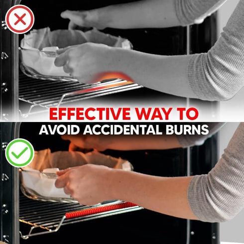 Oven Liners for Bottom of Oven Silver (2-Pack) with Oven Rack Shields (2-Pack), Large Oven Mat, Reusable & Heat