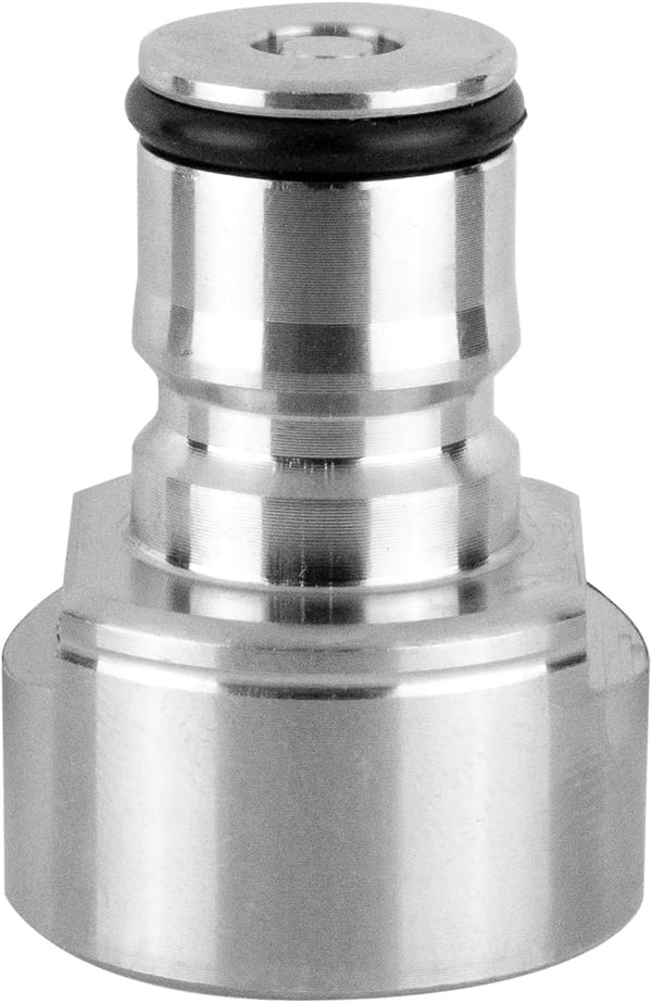 Kegco KMKCAL Keg Coupler Adapter, Liquid, Stainless Steel