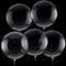Sumind 30 Pieces Bubble Transparent Bobo Balloons, Crystal Clear Balloons for Birthday Party, Christmas, 18 Inches