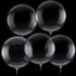 Sumind 30 Pieces Bubble Transparent Bobo Balloons, Crystal Clear Balloons for Birthday Party, Christmas, 18 Inches