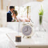 20Pcs Premium Wood Place Card Holders with 30 Pcs Kraft Place Cards - Memo Holder, Table Number Stands for Wedding
