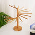Valdus Wood Collapsible Homemade Household Noodle Dryer Rack Hanging Pasta Drying Rack for Home Kitchen