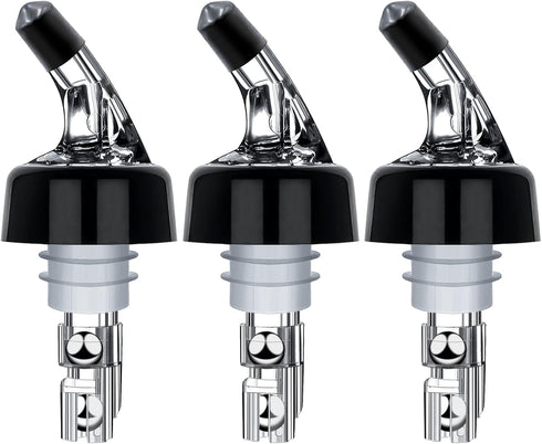 LINALL Automatic Measured Bottle Pourer - Pack of 3, 1 oz (30 mL)