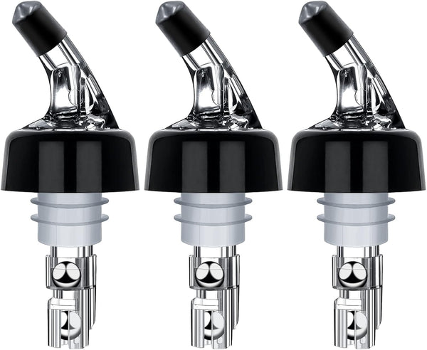 LINALL Automatic Measured Bottle Pourer - Pack of 3, 1 oz (30 mL)