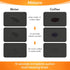 Mimore 16x24 Inch Black Coffee Mat for Countertop - Absorbent Rubber Backed Dish Drying Mat for Coffee Bar Accessories