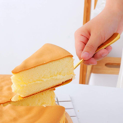 Hemoton Pie Cake Server, Luxurious Stainless Steel Spatula, Cake Cutter with Serrated Edge for Pie, Tart, Dessert