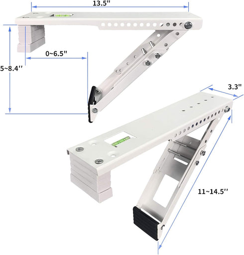 JEACENT AC Window Air Conditioner Support Bracket, Light Duty, Up to 85 lbs
