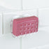 iDesign BPA-Free Plastic Sponge Holder for Kitchen Sink, Clear, with Suction Cups