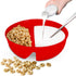 Just Solutions Crunch Anti-Soggy Cereal Bowl - Keeps Cereal Fresh & Crunchy, BPA Free, Microwave Safe, Red