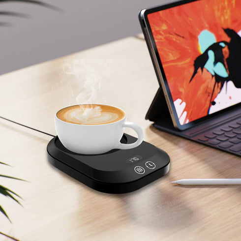 3-Temp Settings, Coffee Mug Warmer for Desk, Electric Coffee Cup Warmer with Smart Coffee Warmer for Desk Auto Shut Off