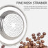 Zopsc Stainless Steel Coffee Filter Cup, Vietnamese Drip Filter Maker Infuser for Home Coffee (Gold)