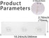 HopeFire 4 Pack Shower Caddy Adhesive for Replacement, Strong Transparent Adhesive for Shower Caddy Sticky Pads, No