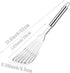 Tenta Kitchen Flexible Fish Turner Spatula Set of 2 for Fish, Egg, Meat, Dumpling Frying