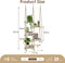 Bamworld Hanging Shelves Plant Hanger Indoor Window Plant Shelves Wood Plant Wall Shelf Window Sill Plant Shelf Indoor