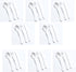 KNORK Eco 24 Piece (Fork, Knife, Spoon) Plant Based Cutlery, Reusable Bamboo Flatware Set, White by KNORK
