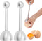 2 PACK Stainless Steel Egg Topper, Opener Cracker, Perfect Egg Opener for Soft and Hard Boiled Eggs, Eggshell Cutter