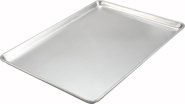 Winco ALXP-1310H Baking Sheet - 10x13'' Rectangle Aluminum Sheet Pan, 18 Gauge