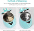 Electric Kettle (BPA Free), Double Wall Water Boiler Heater, 1.5L Stainless Steel Coffee Pot