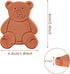 Starrth 2PCS Terracotta Brown Sugar Keeper Bear Brown Sugar Saver and Softener Disc to Maintain Food Moisture
