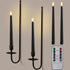 Tessco for you Metal Wall Mount Candle Sconces with 9.6" LED Flameless