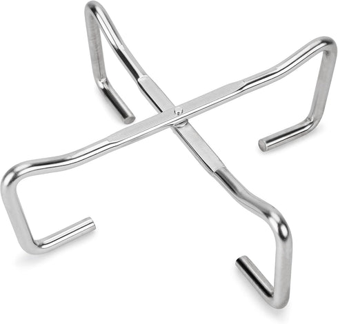 Stanbroil 8" Stainless Steel Folding Dutch Oven Lid Stand for Campfire Cooking, 4-in-1 Tool