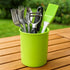 Reston Lloyd Calypso Basics Multipurpose Cookware Storage Crock, Lime, Durable & Food Safe BPA-Free Plastic