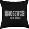 Robotics Is My Sport Throw Pillow - Robot Engineering Vintage