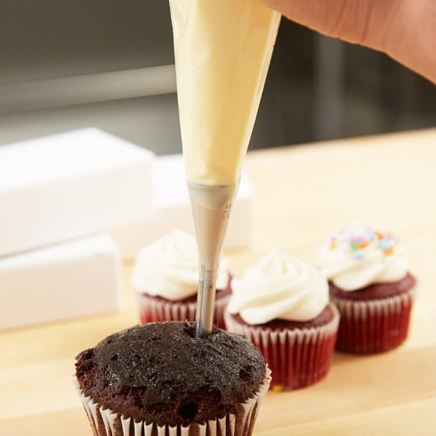 Ateco 230 Bismark Metal Piping Tip, 2 7/8" - Great for filling donuts, cupcakes, and pastries
