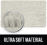 KANGAROO Luxury Chenille Bath Rug, 36x24, Extra Soft and Absorbent Shaggy Bathroom Rugs, Cream