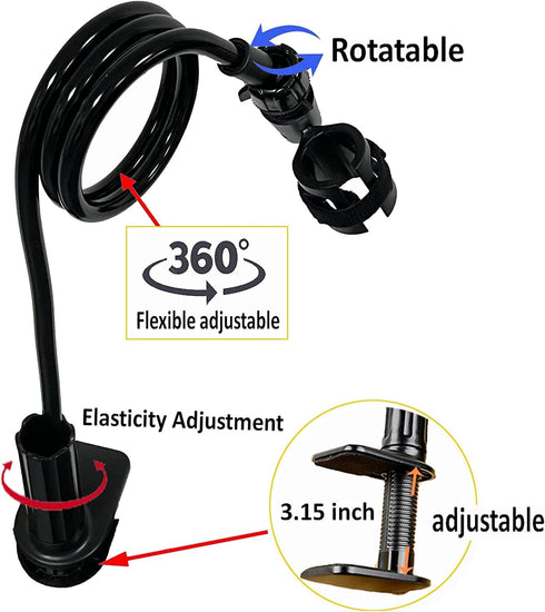 Universal Flexible Iron Cord Minder, Steam Iron Cord Holder for Standard Ironing Boards, No Irons Included