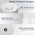 24dB Light,1 MegaWise Healthy Top-Refill Cool Mist Humidifiers for Bedroom, Ultrasonic Air Vaporizer with Water Filter