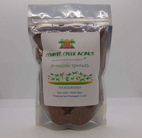 Non-GMO Broccoli Seeds for Sprouting Sprouts Microgreens (2 Ounces of Pure Seed).