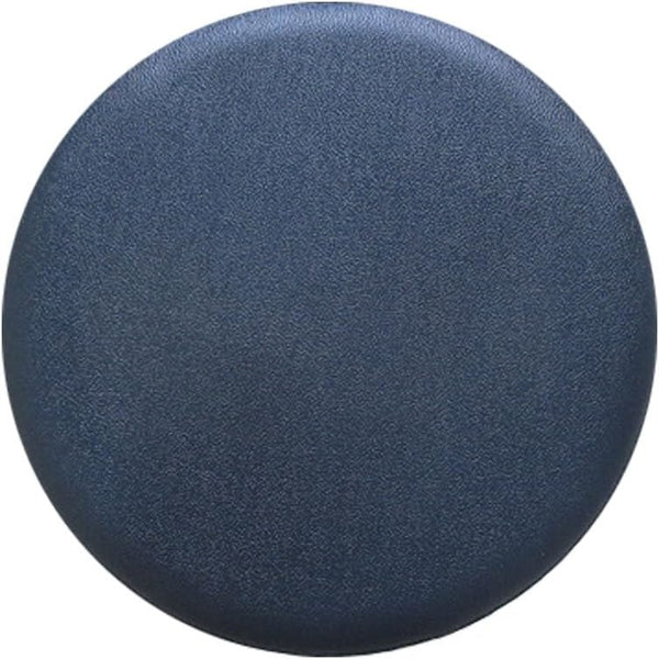 Levoberg Round Stool Cover, Faux Leather Barstool Cushion Chair Slipcover, 13inch, Black