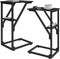 NEFROM C-Shaped End Tables, Sofa TV Trays Set of 2, Small Couch Side