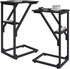 NEFROM C-Shaped End Tables, Sofa TV Trays Set of 2, Small Couch Side